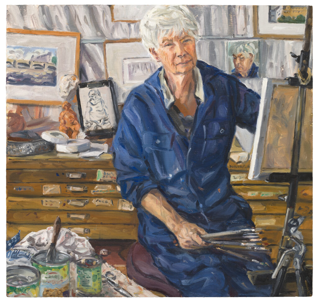 Joanna Quispel, Portret Wendelien Schönfeld, olieverf, z.j., 335 x 370 mm